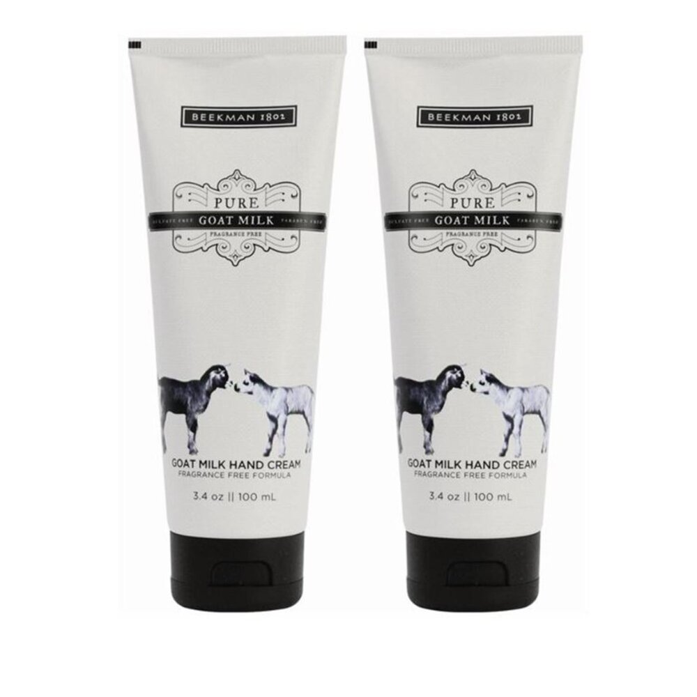 Set of 2 Beekman 1802 Hand Cream in Pure 3.4 ounce size
